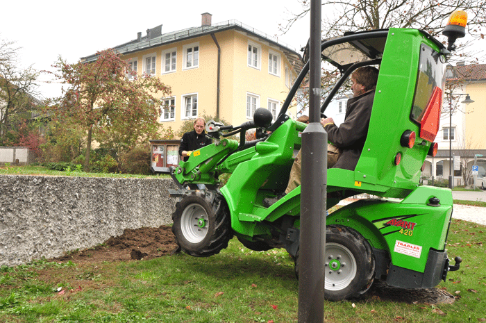 Teilweise wurde kr&auml;ftige Hilfe f&uuml;r die Vorbereitung gebraucht.