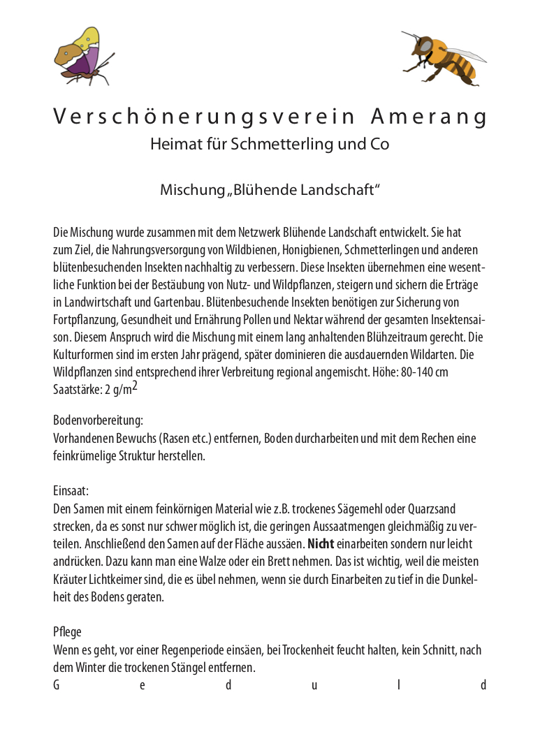 Aufdruck der Sament&uuml;tchen.